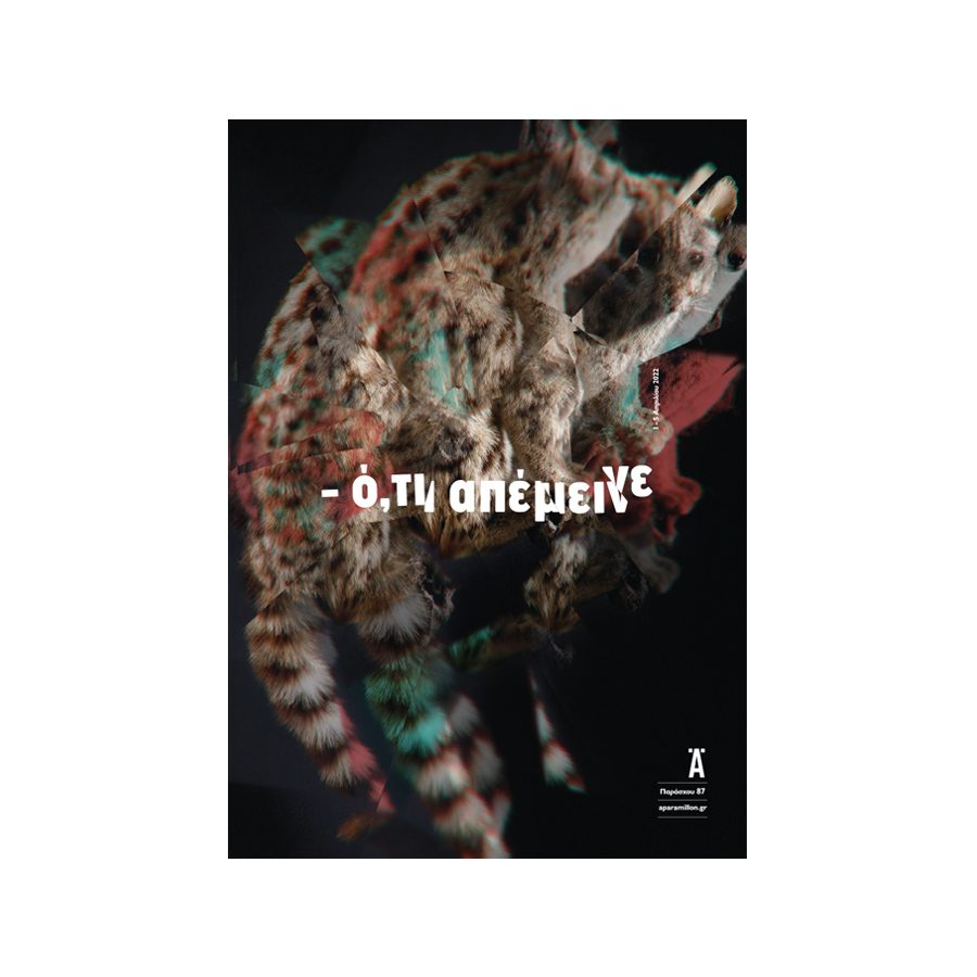 Poster design for the theatrical performance "What Remains", designed by Christofili Kontolefa @christofilikon